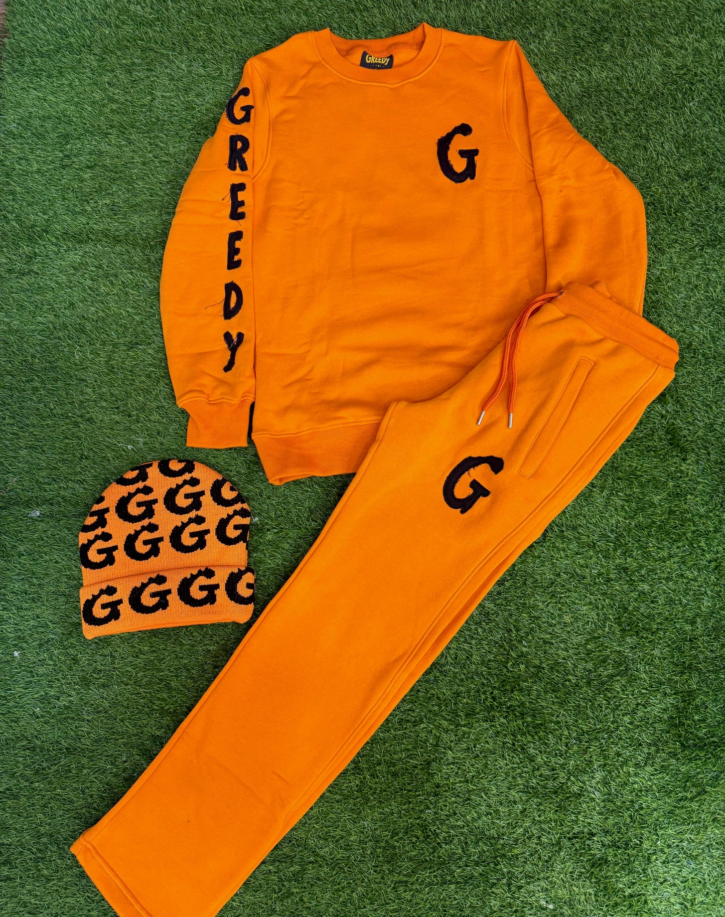 Greedy Tracksuit + Beanie