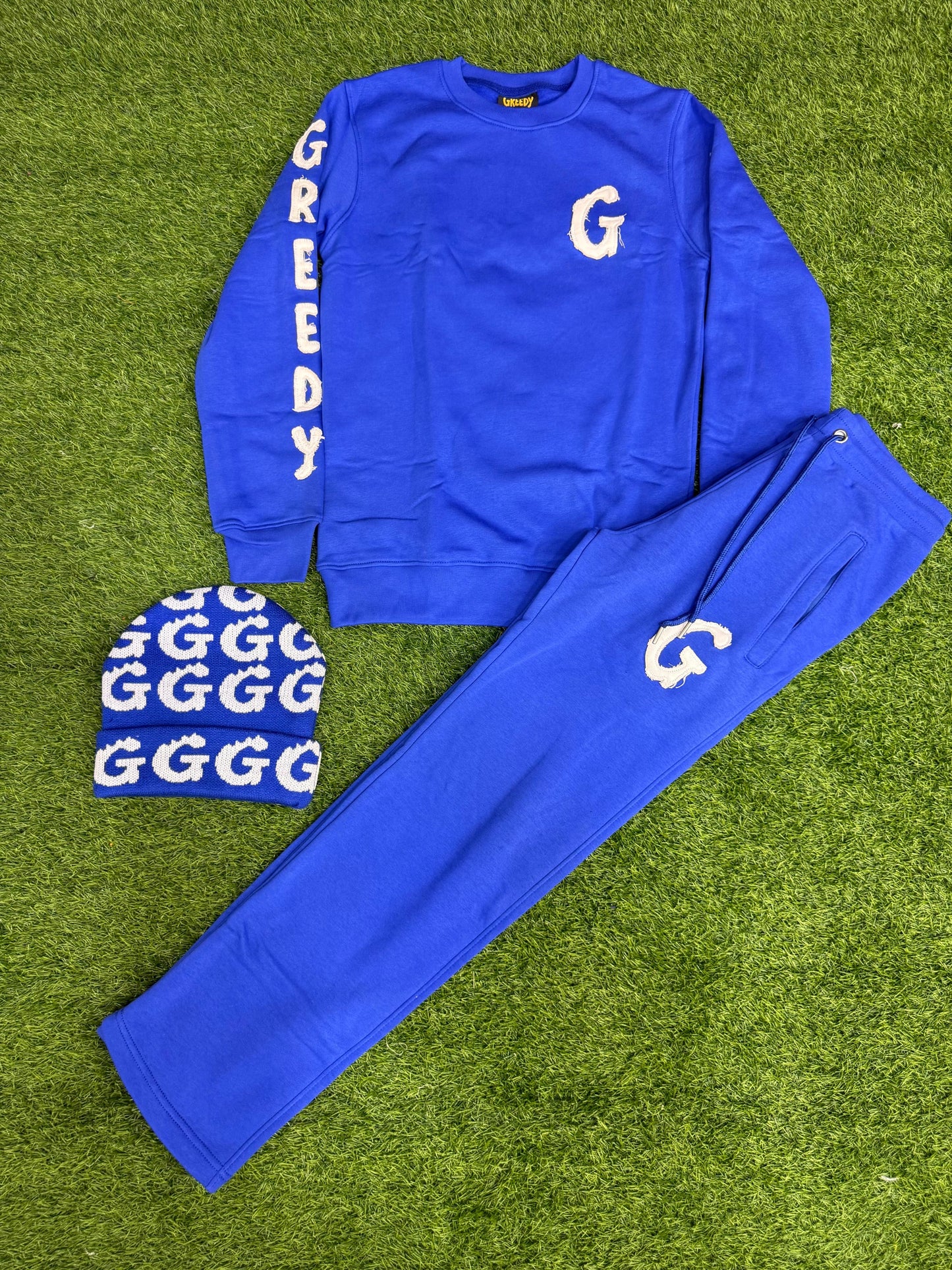 Greedy Tracksuit + Beanie