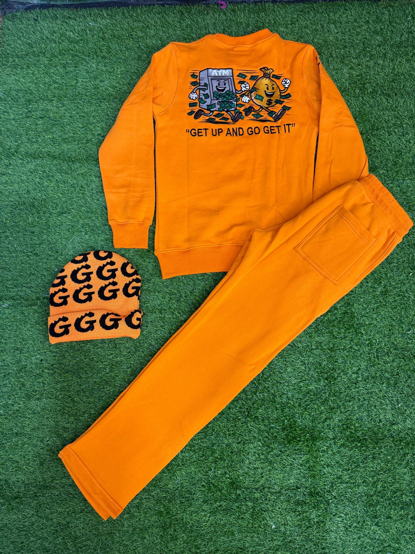 Greedy Tracksuit + Beanie