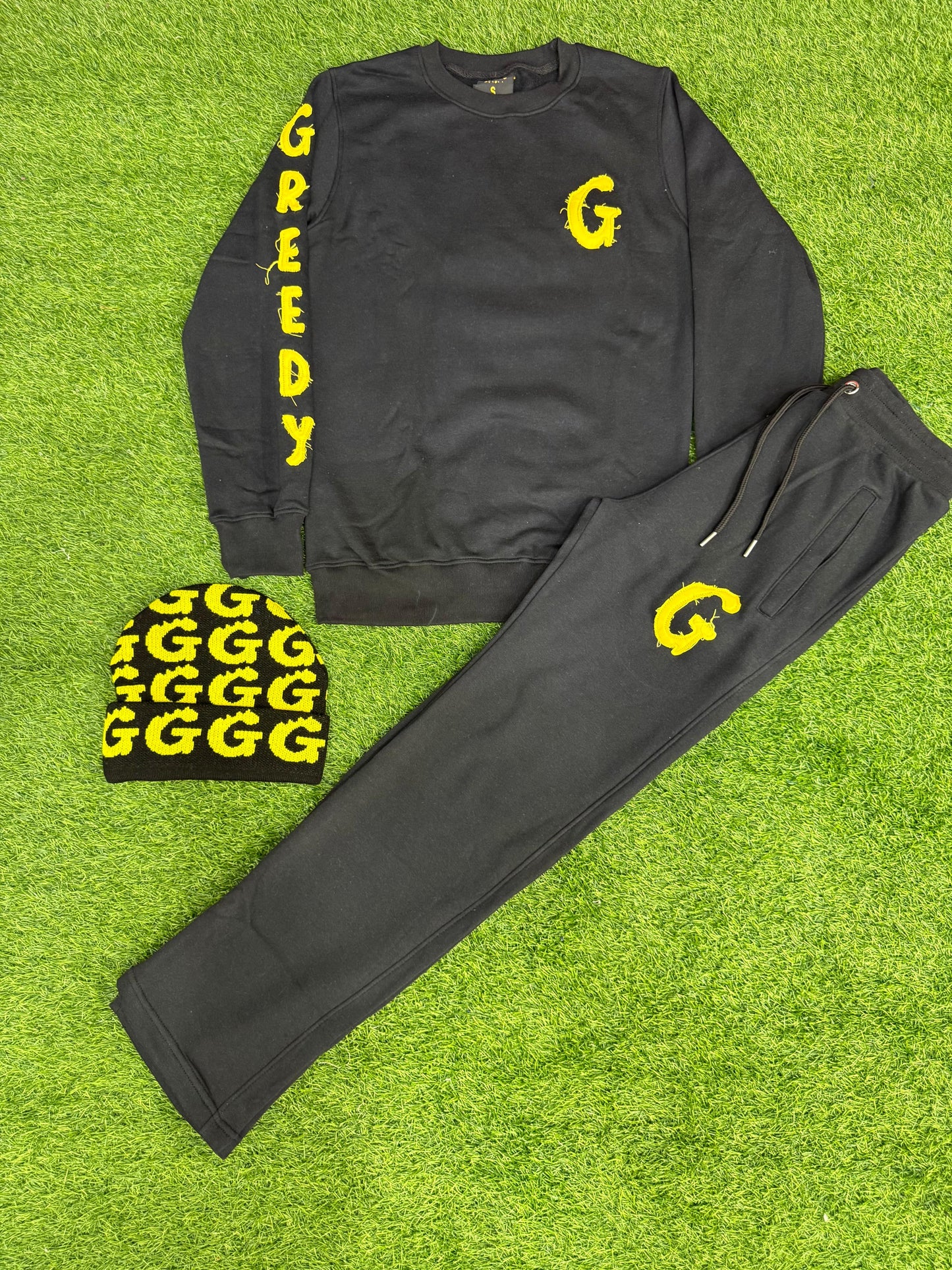 Greedy Tracksuit + Beanie
