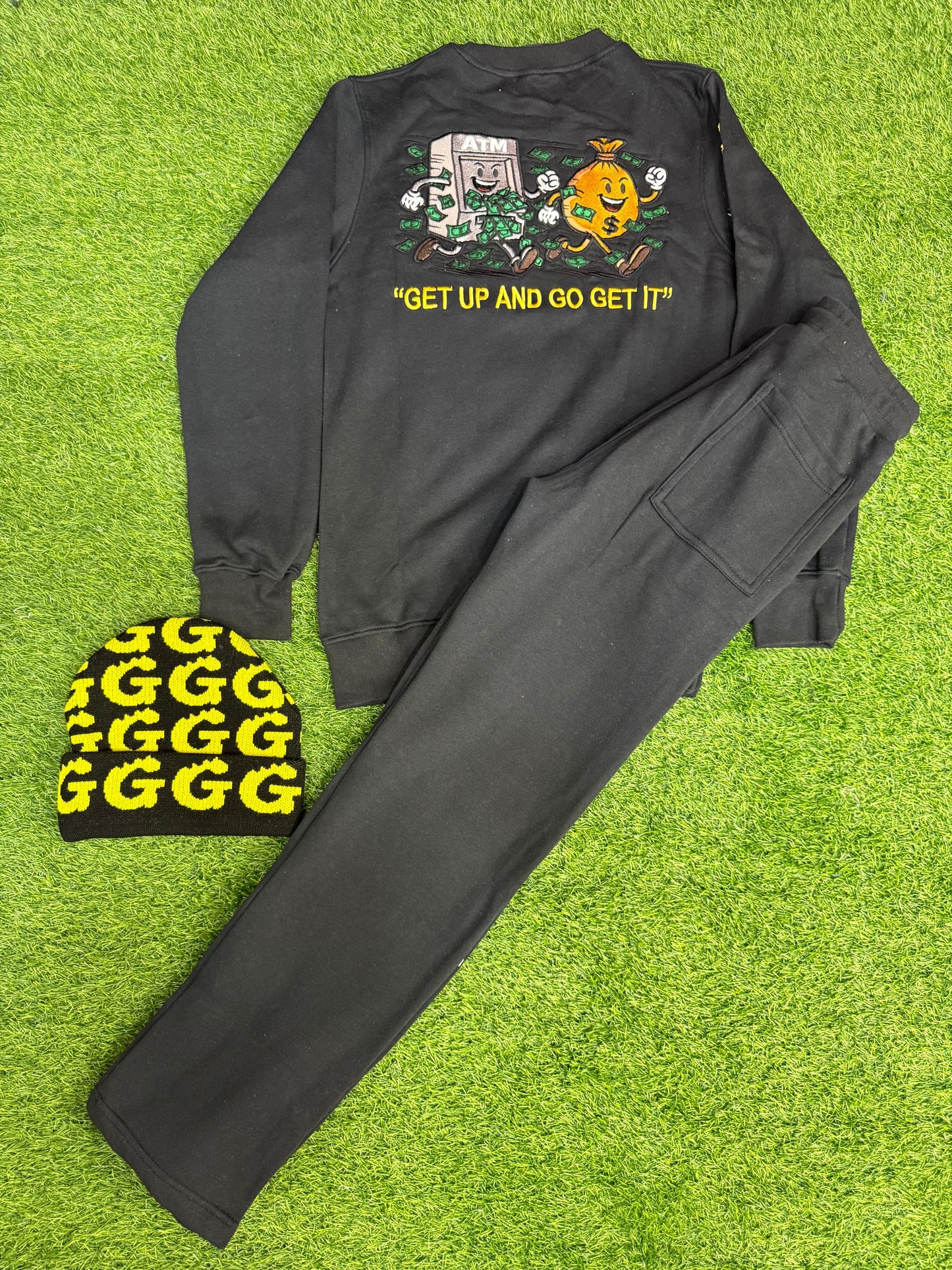 Greedy Tracksuit + Beanie